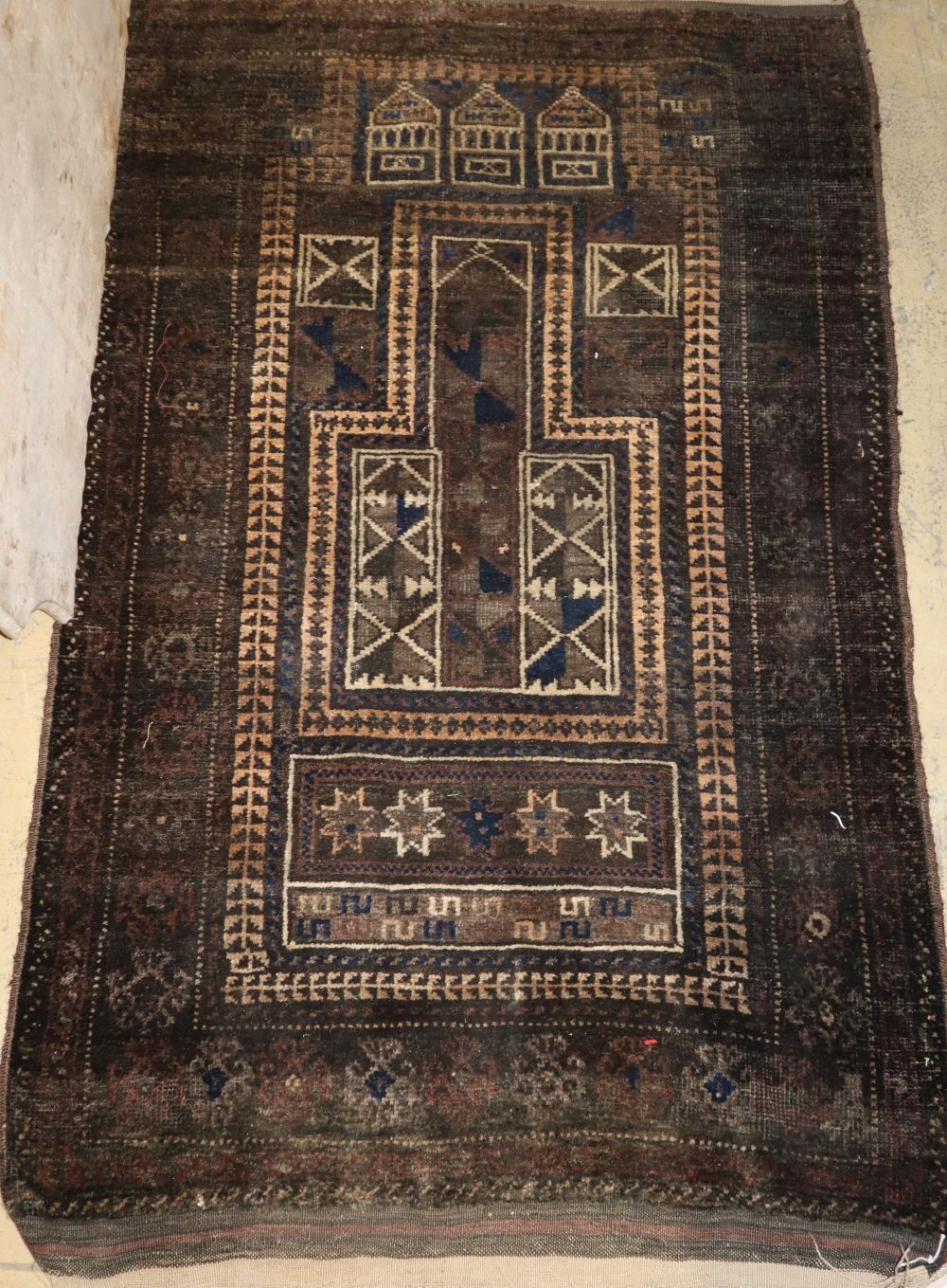 A Belouch prayer rug, 130 x 80cm